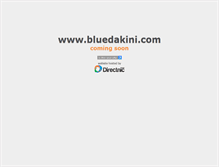 Tablet Screenshot of bluedakini.com